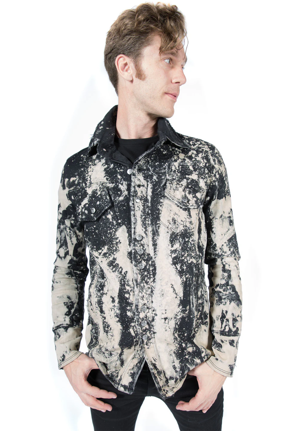 Porn Splatter Stretch Twill Jacket - Image 4