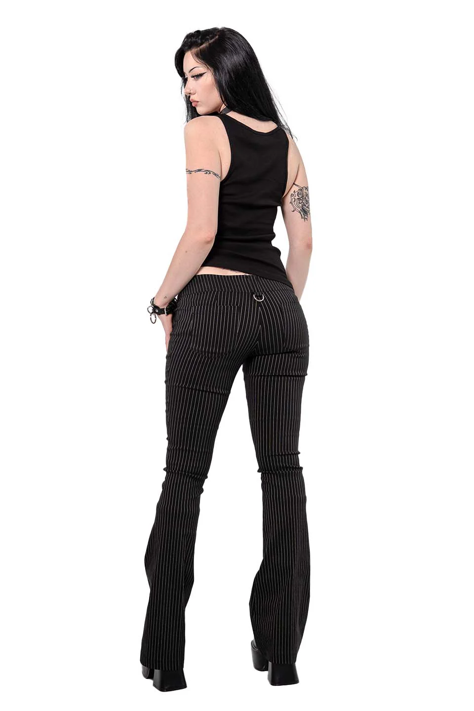 Pinstriped Gangsta Pranksta Pants - Karley - Image 3