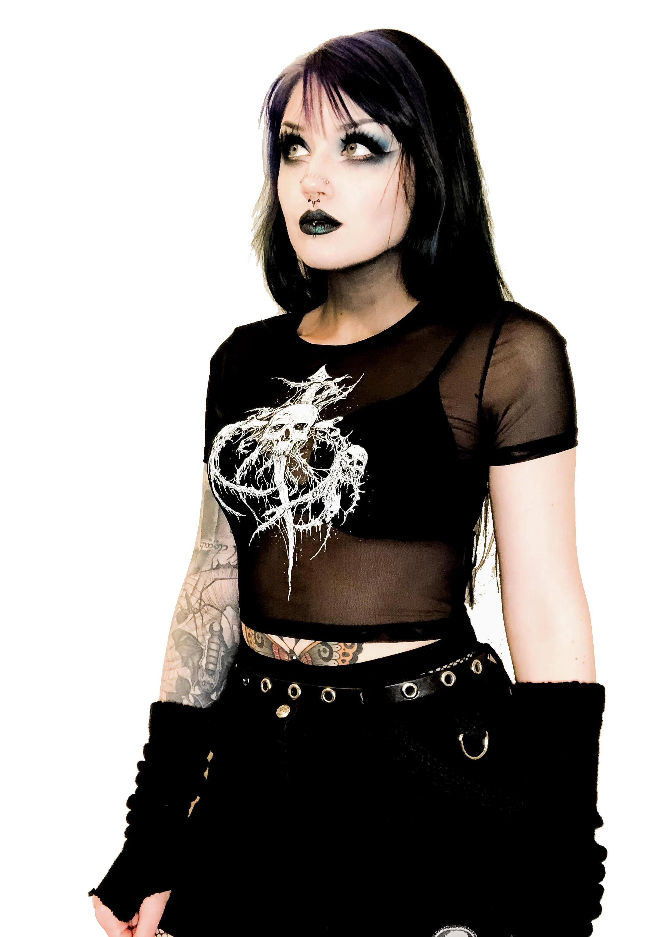 Riddick X Sheer Mesh Baby T - Image 3