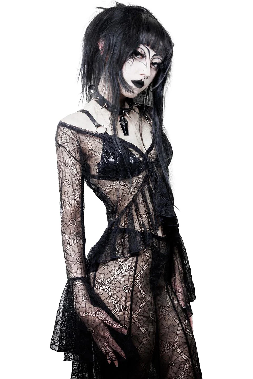 Webutante Spiderweb Bell Sleeve Top - Image 8