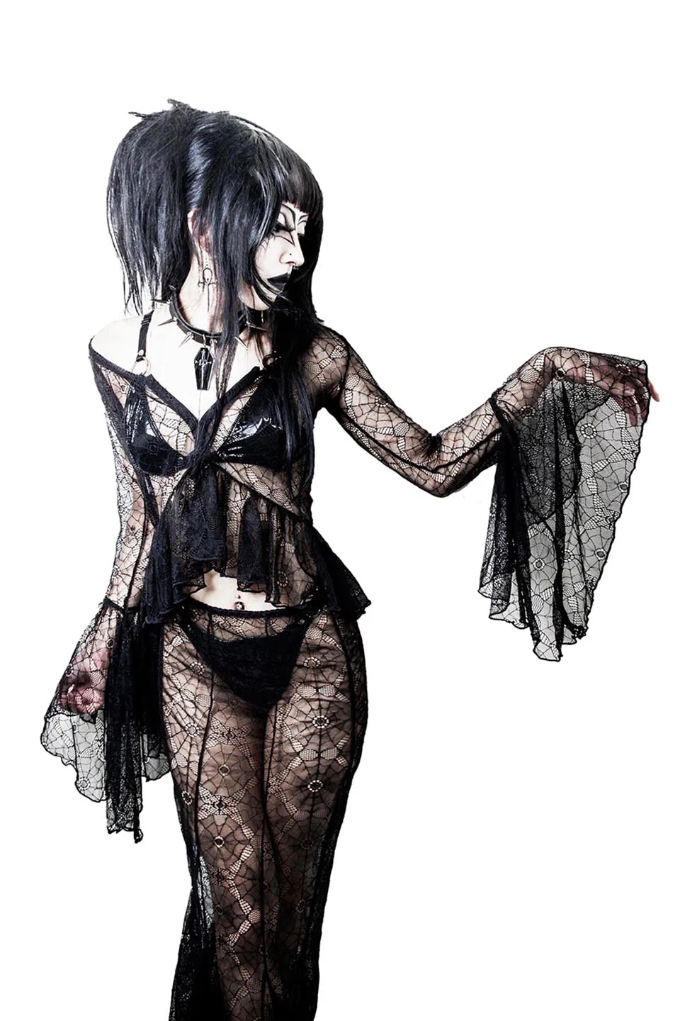 Webutante Spiderweb Bell Sleeve Top - Image 9