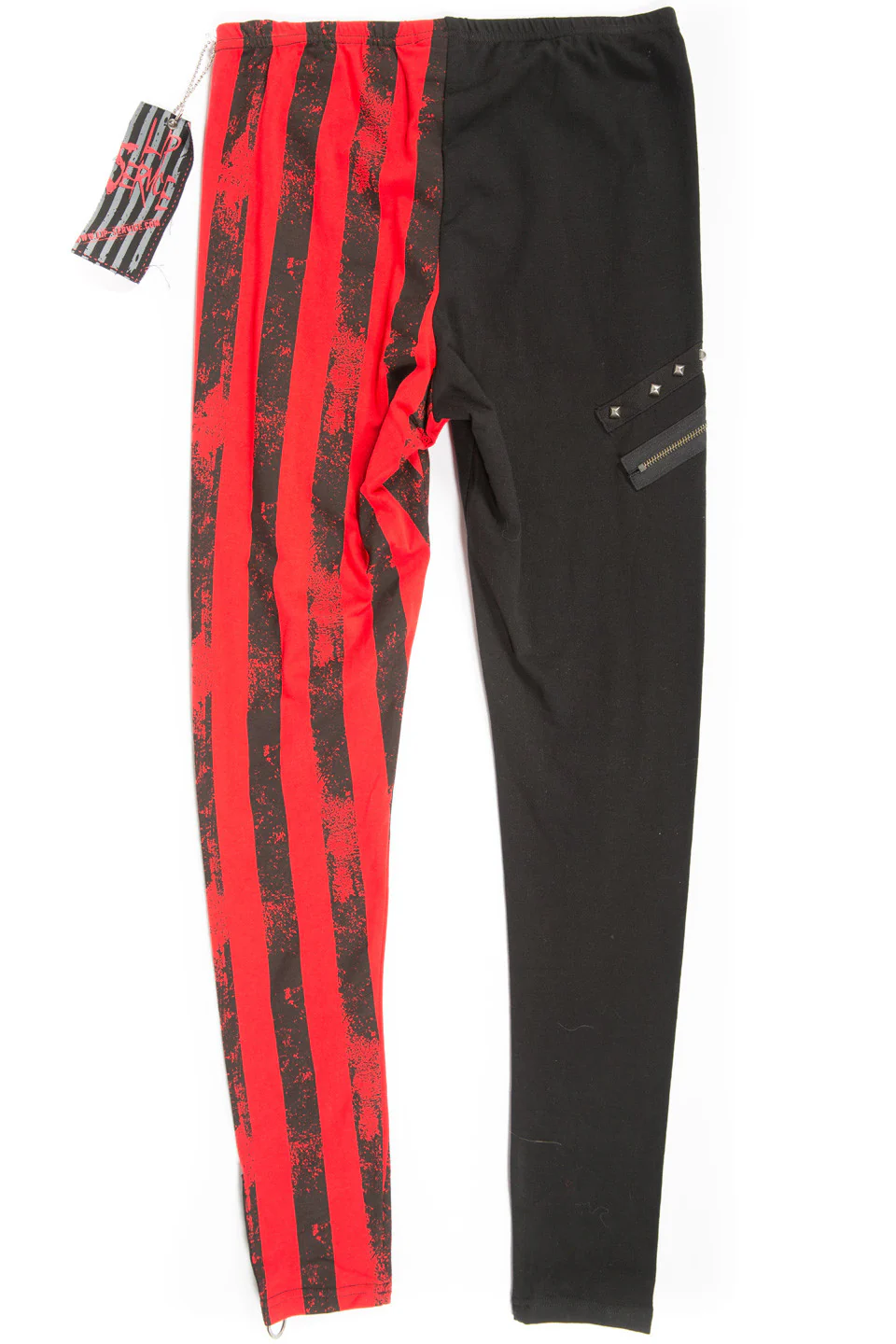 Vintage Batz & Bones Striped Leggings - Image 5