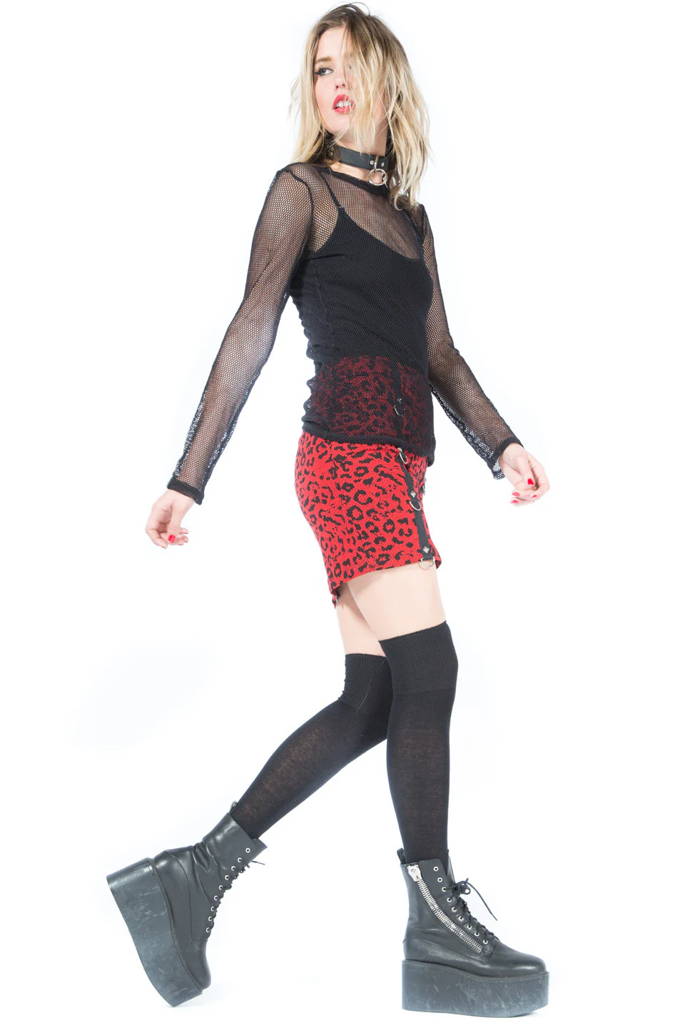 Vintage Leopard Pencil Skirt - Image 2
