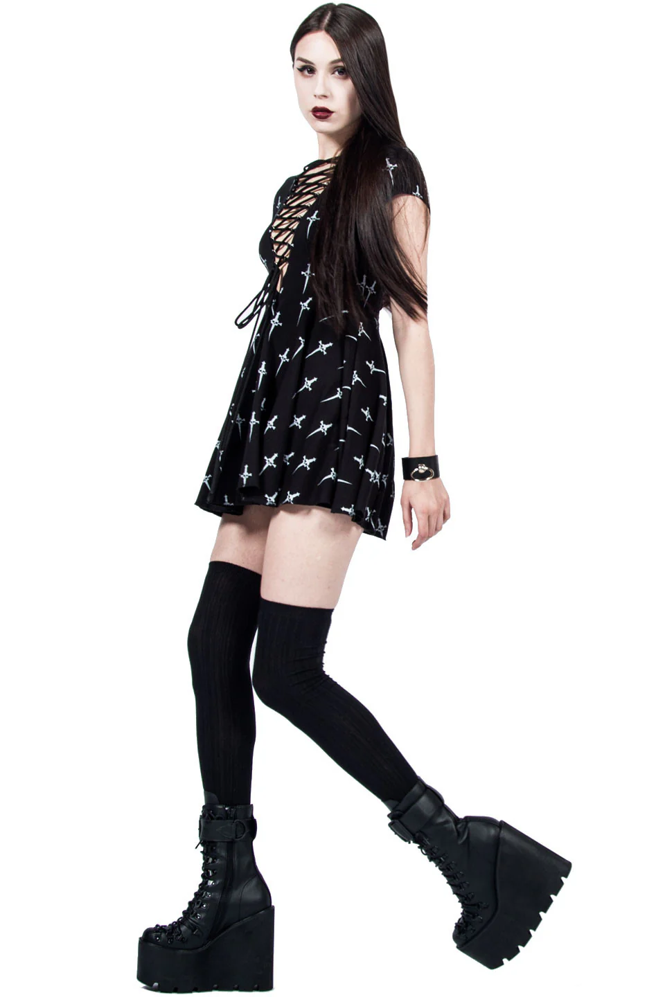 Vintage Dagger Doll Dress - Image 2