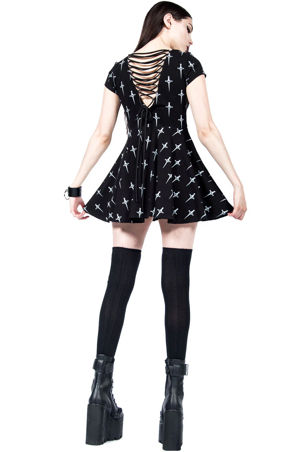Vintage Dagger Doll Dress - Image 5