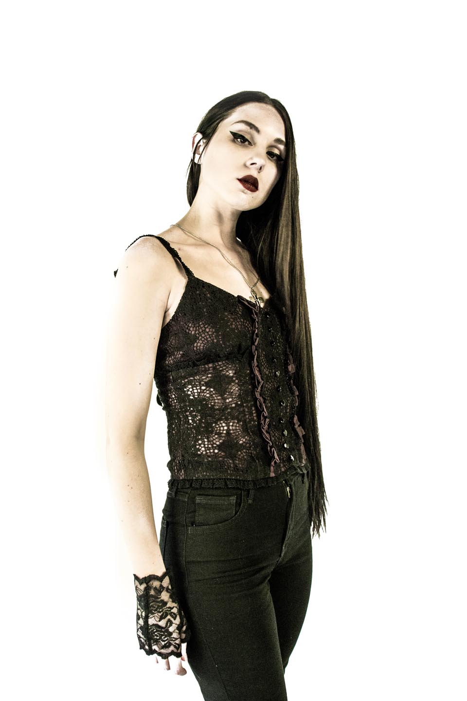 Vintage Blacklist Lace Cami - Image 2