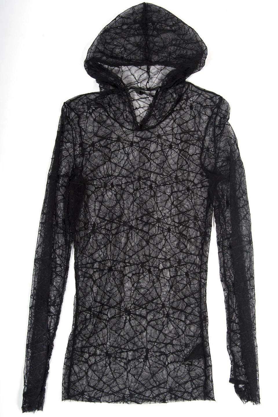 Vintage Blacklist Unisex Spider Web Mesh Top - Image 4