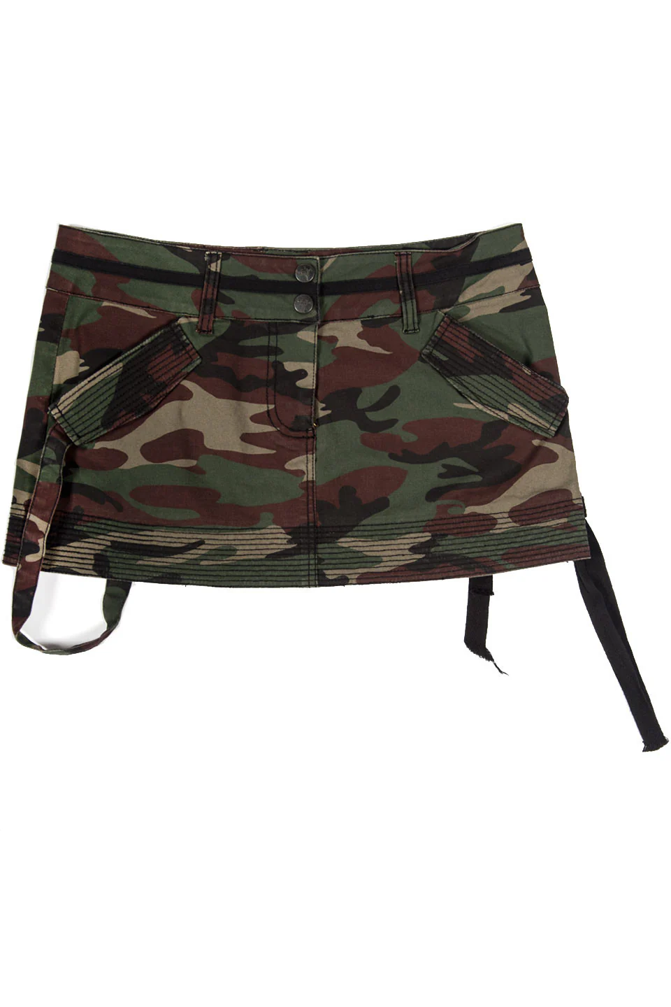 Vintage Camo Print Mini Skirt - Image 5