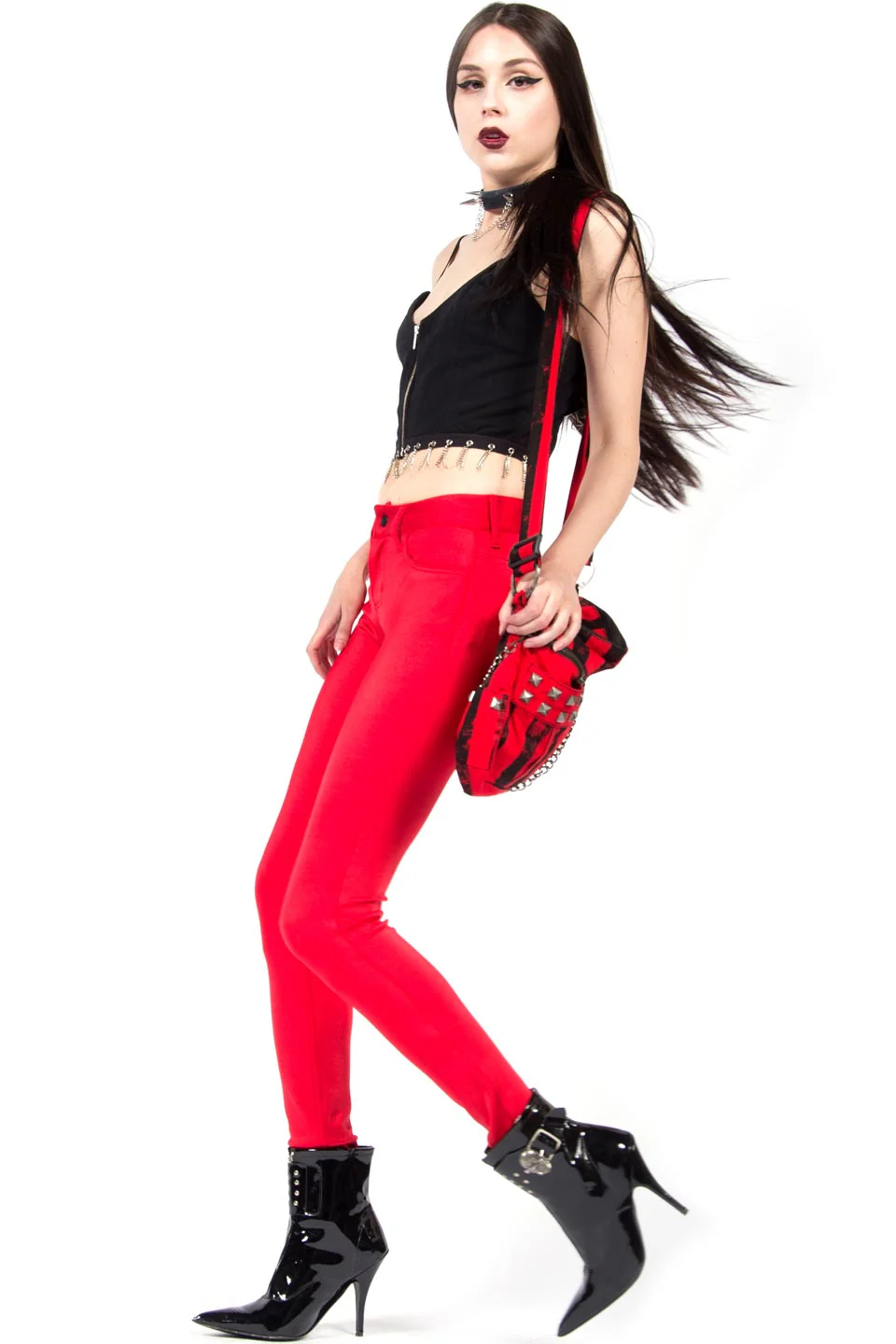 Vintage Chain Crop Top - Image 2