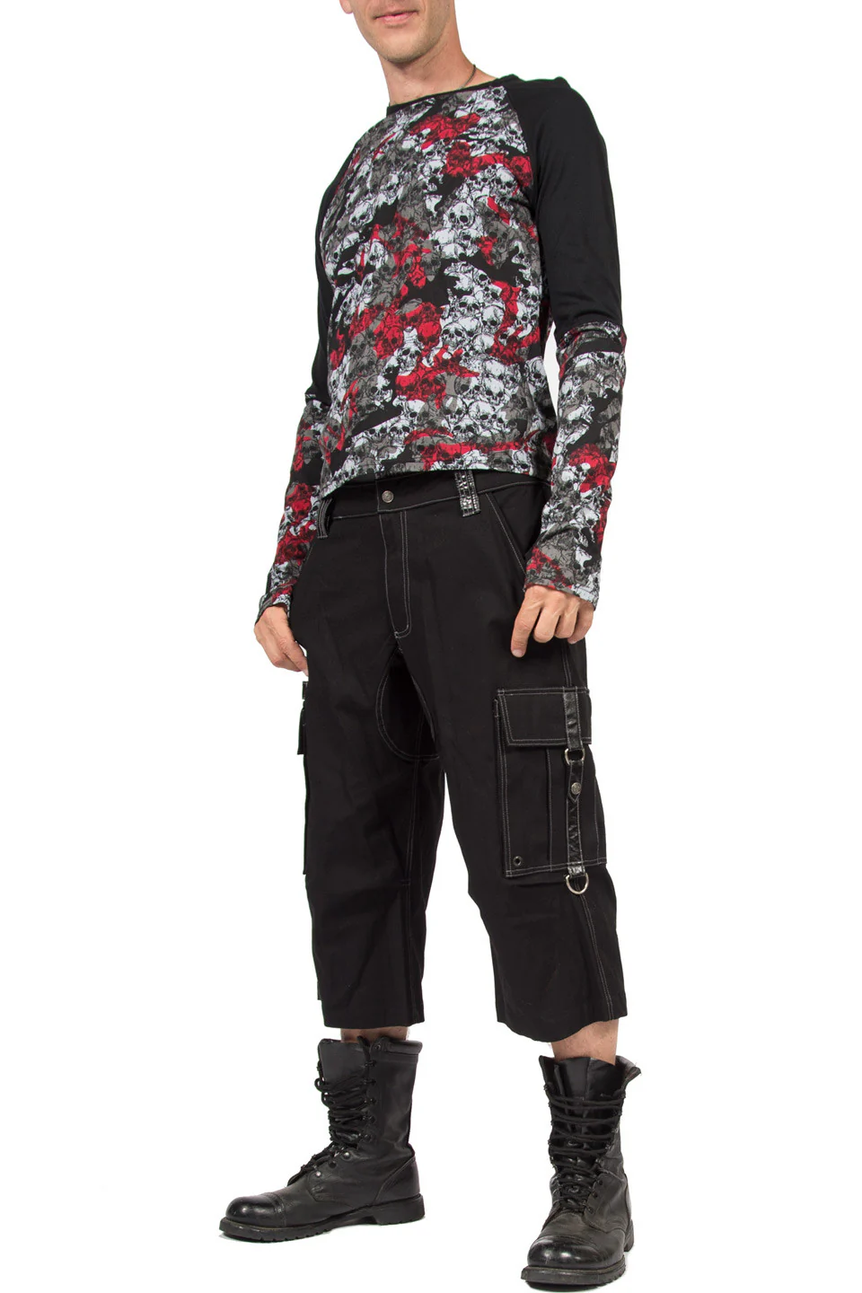 Vintage Fall Out Ripstop Cargo Shorts - Image 3