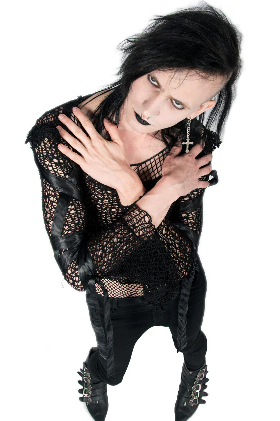 Vintage Fetish Unisex Web Mesh Top - Image 2