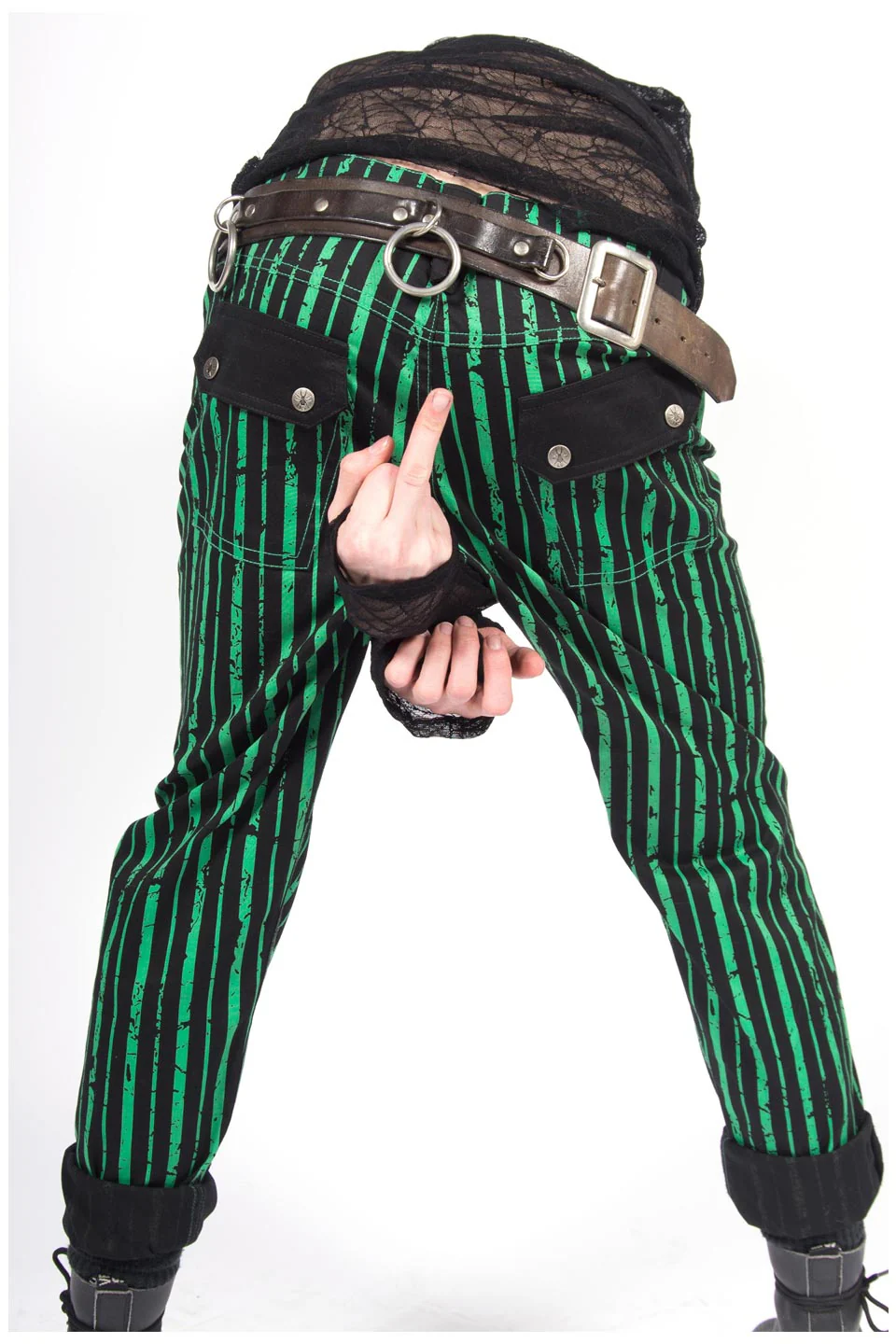 Vintage Ghoul School Distressed Jeans - Image 4