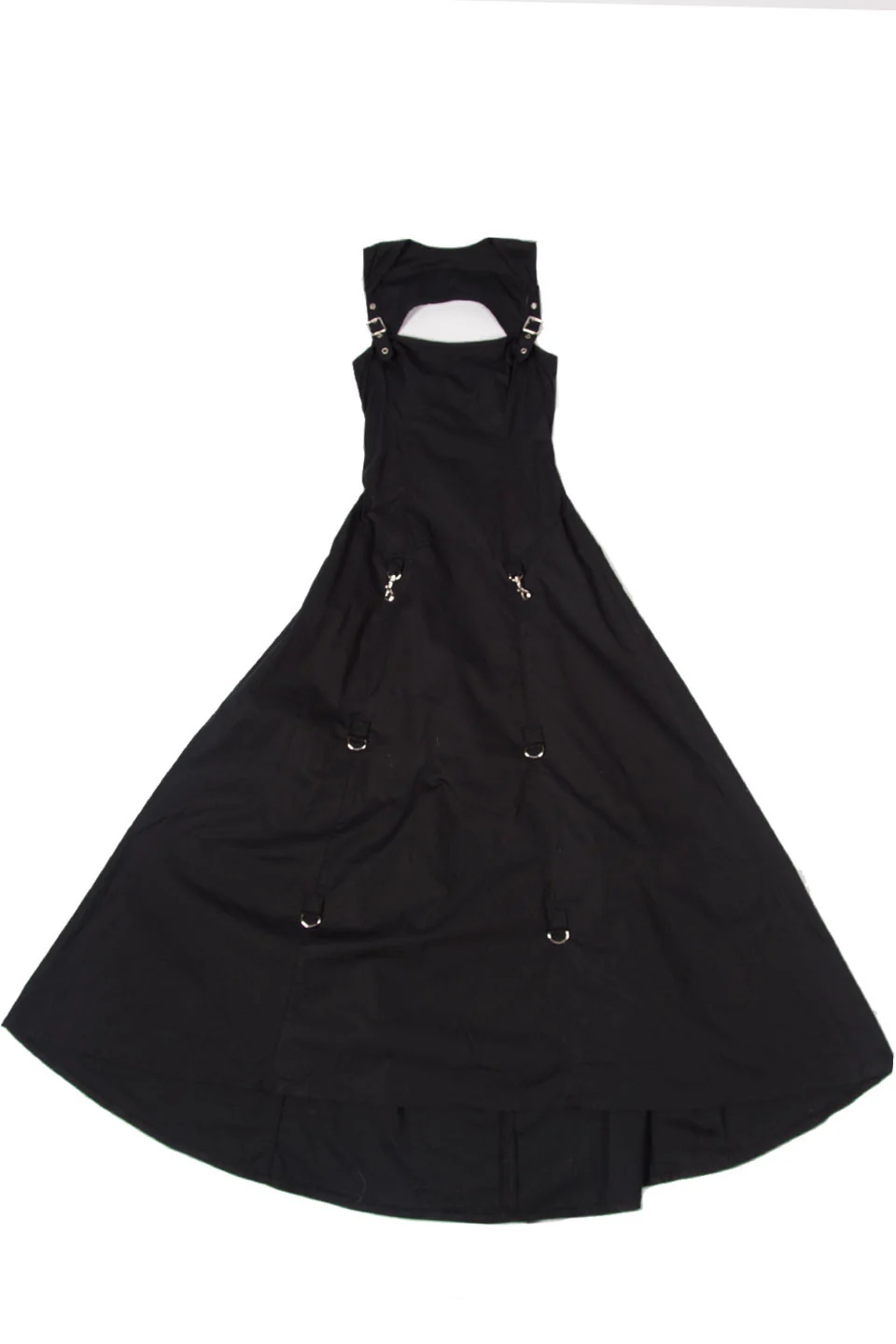 Vintage Long Black Goth Gown - Image 4