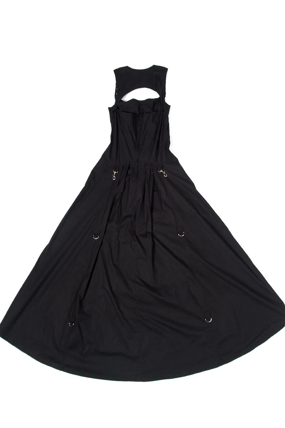 Vintage Long Black Goth Gown - Image 5