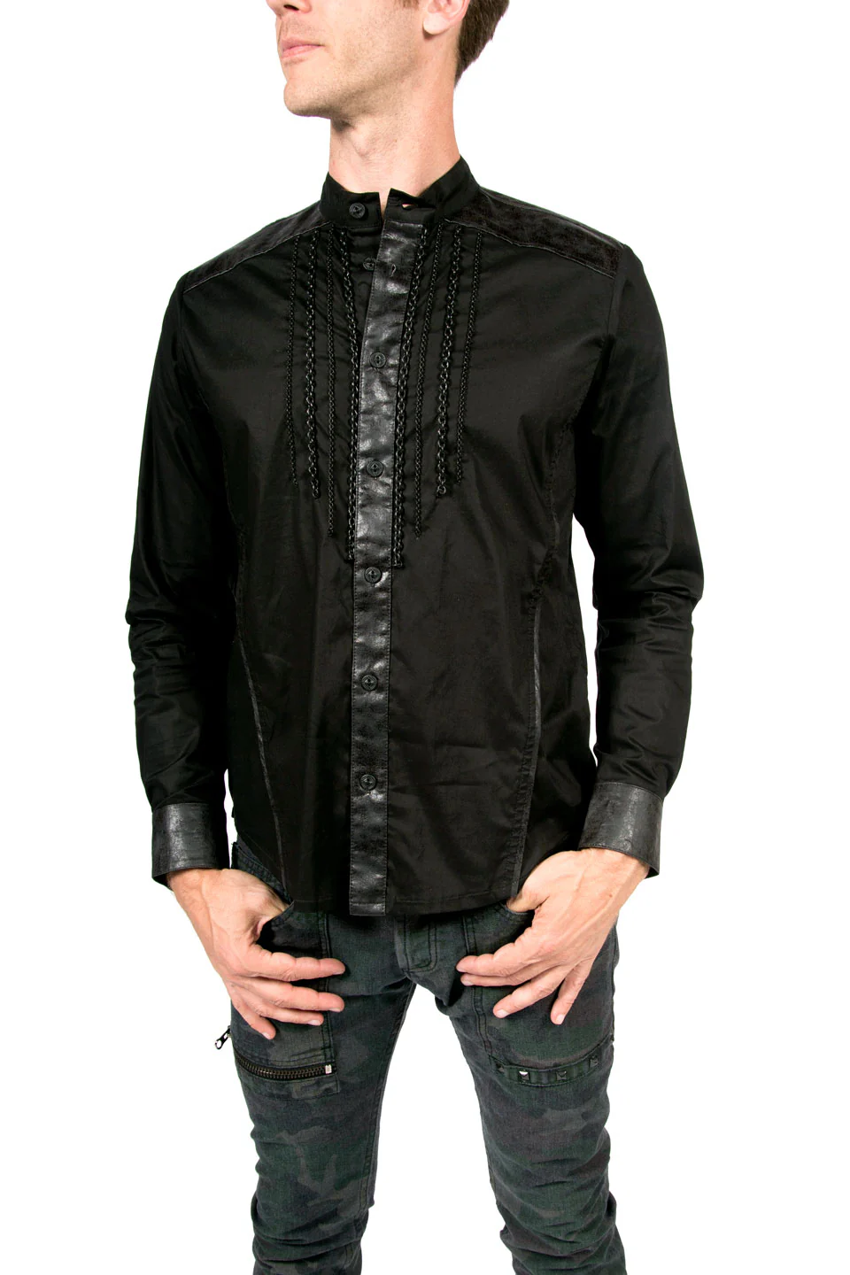 Vintage Blacklist Chain Button Up