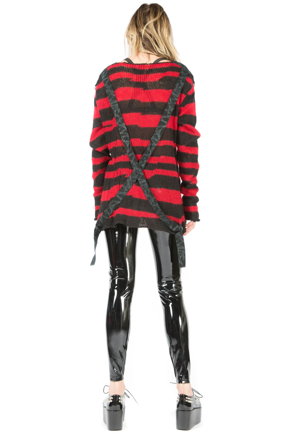 Vintage Nevermind the Mohair Striped Sweater - Image 5