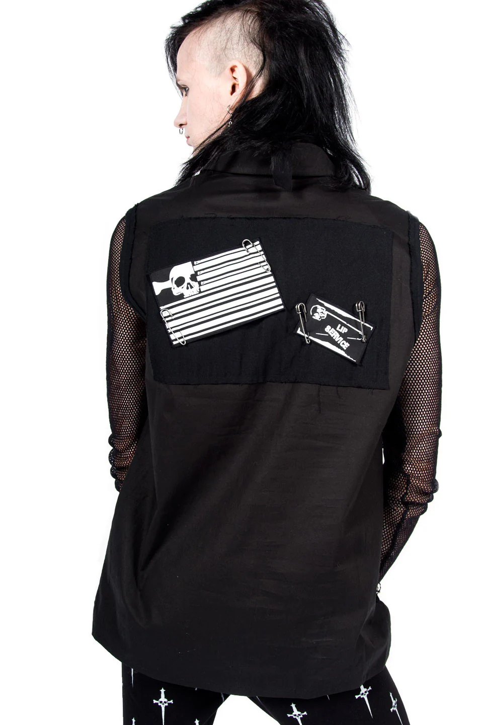 Vintage Punk & Disorderly Sleeveless Shirt - Image 2