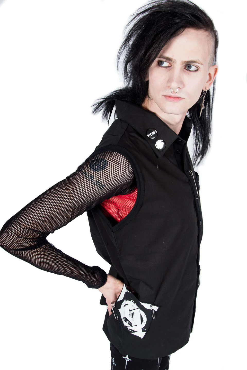 Vintage Punk & Disorderly Sleeveless Shirt - Image 3