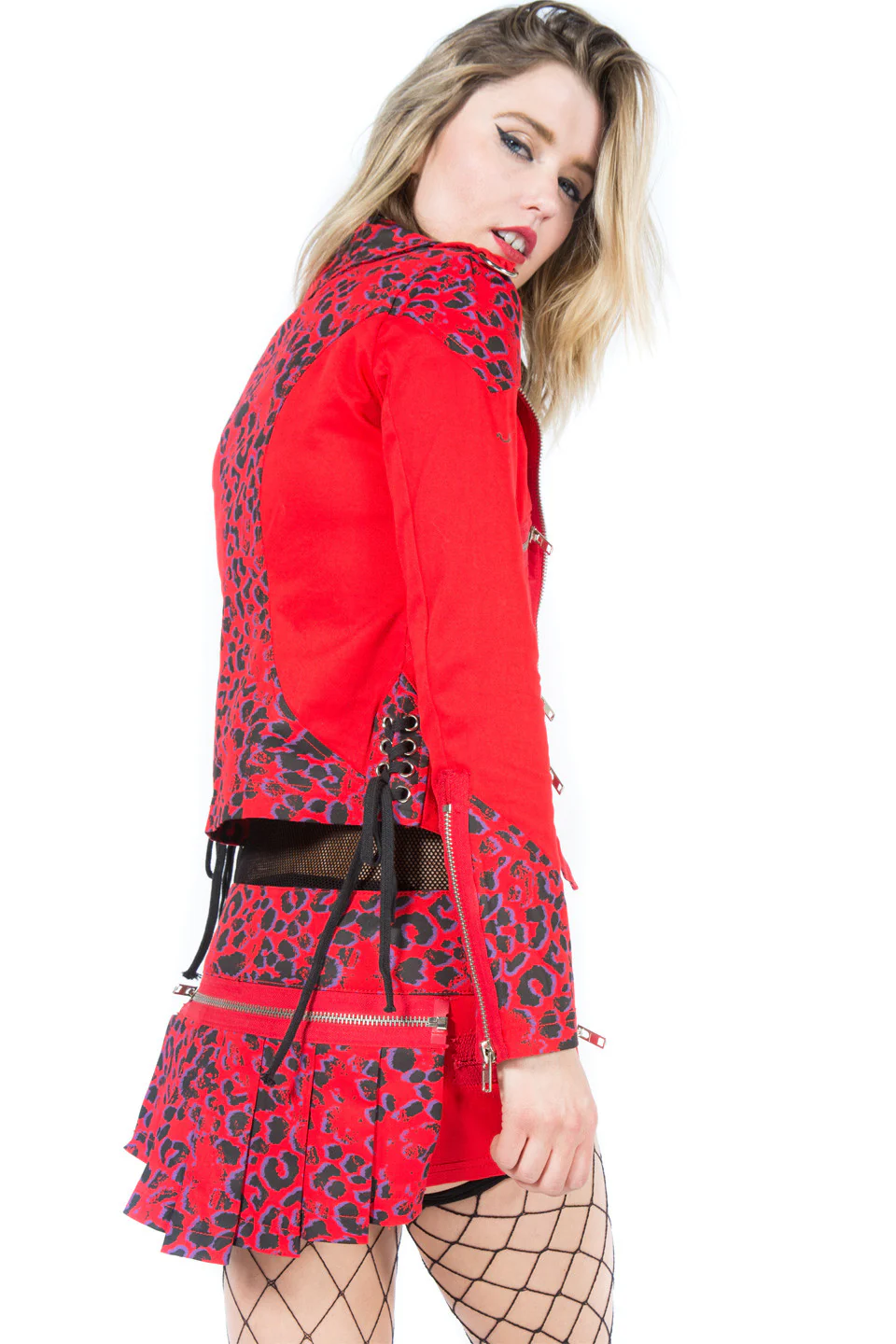 Vintage Turn To Ash Moto Skirt