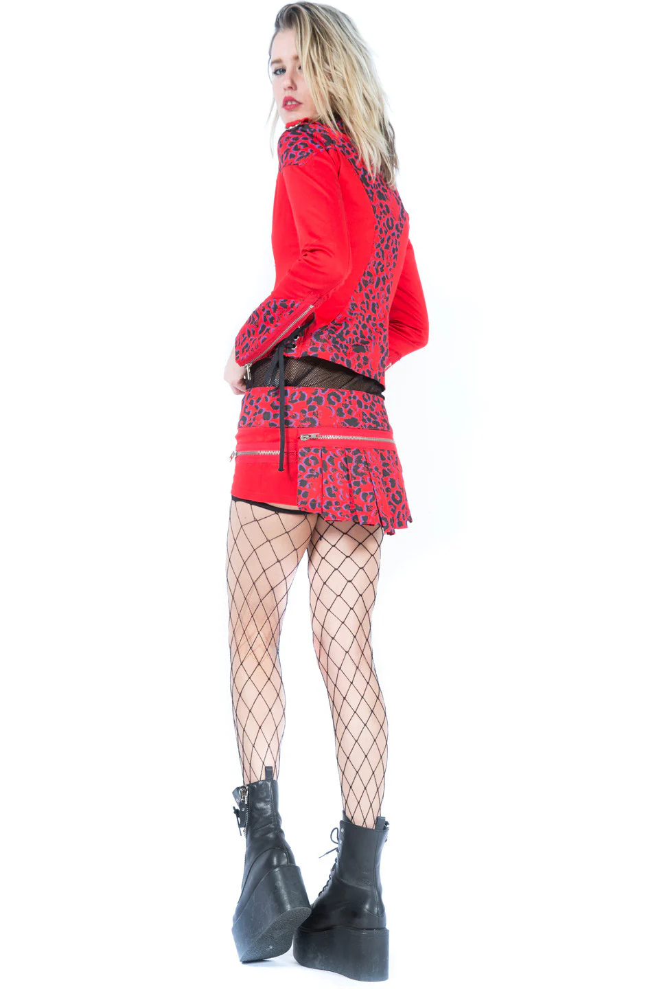 Vintage Turn To Ash Moto Skirt - Image 2
