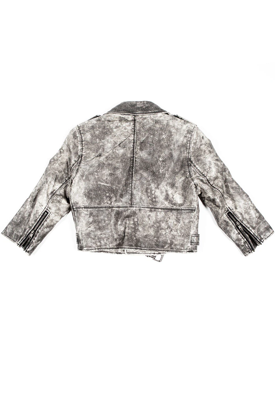 Vintage Washed Moto Jacket - Image 5