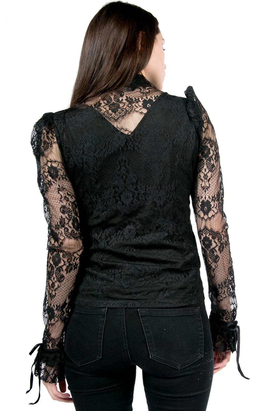 Vintage Blacklist Lace Blouse - Image 2