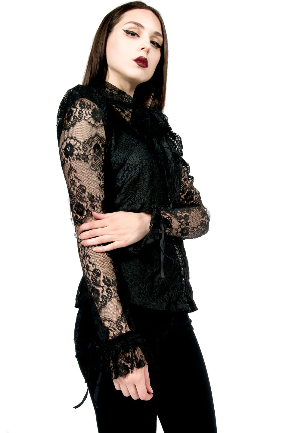 Vintage Blacklist Lace Blouse - Image 3