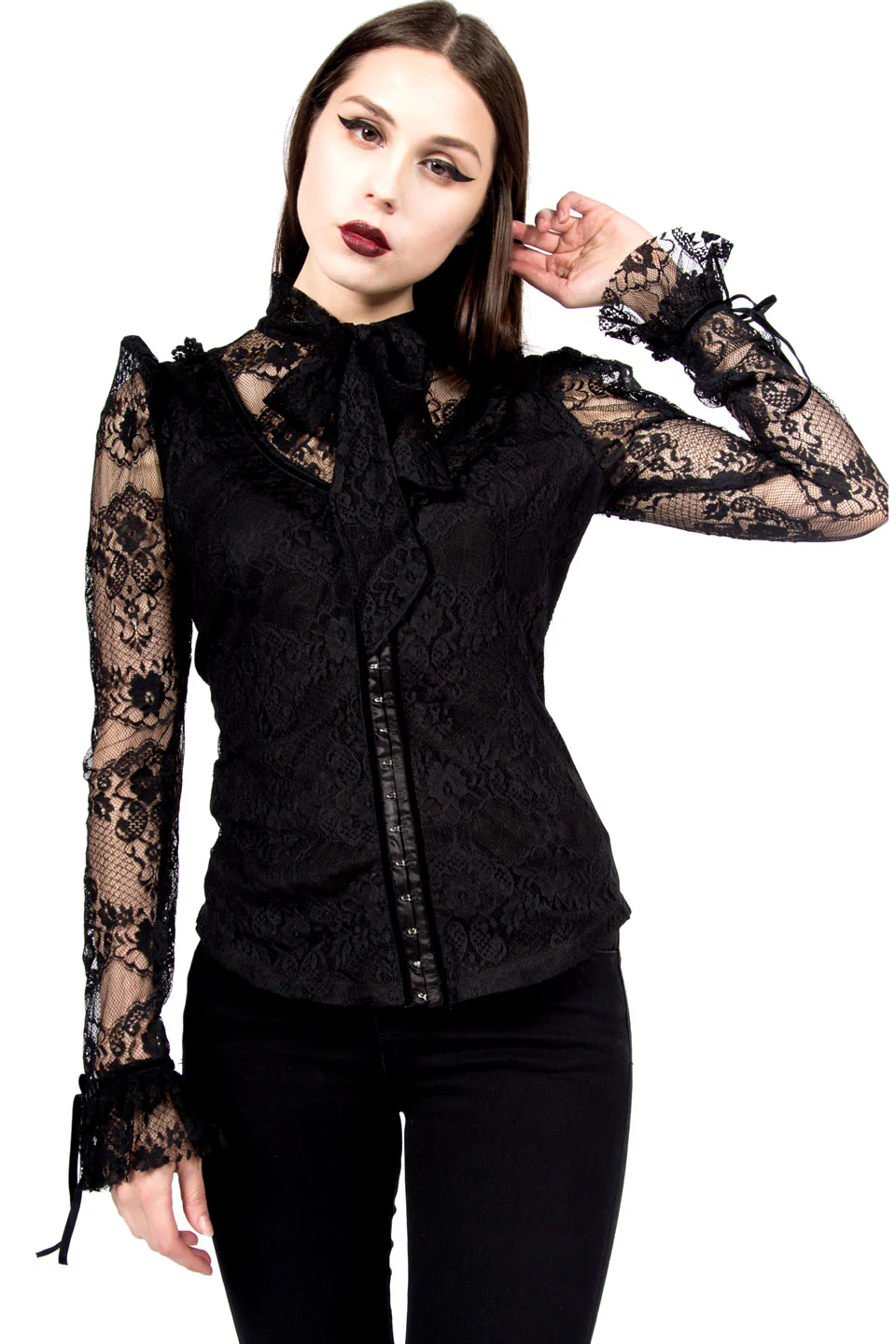 Vintage Blacklist Lace Blouse - Image 5