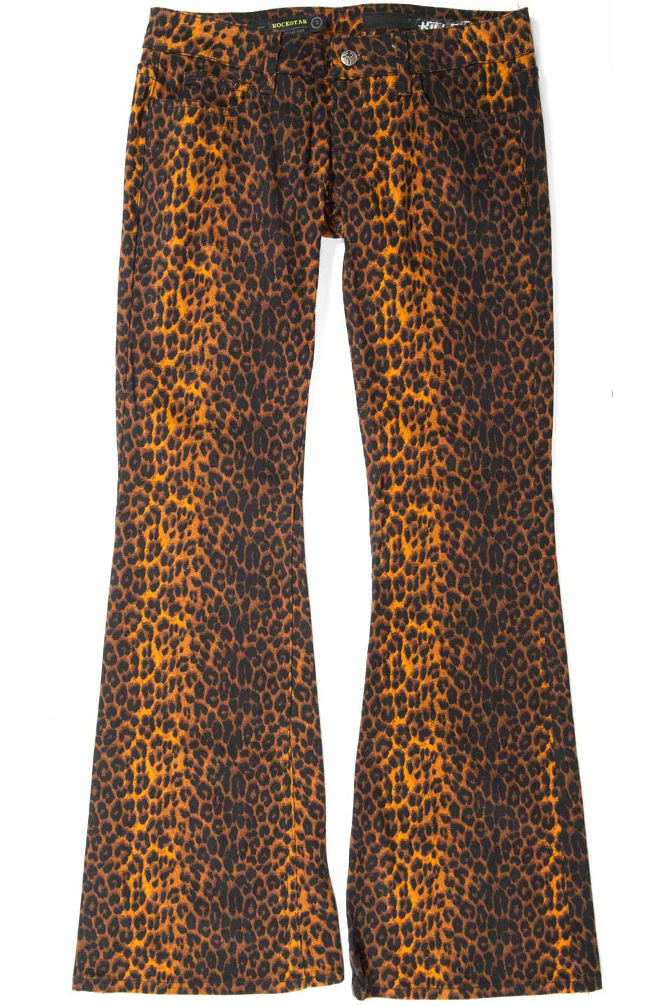 Vintage Leopard Boot Cut Jeans - Image 4