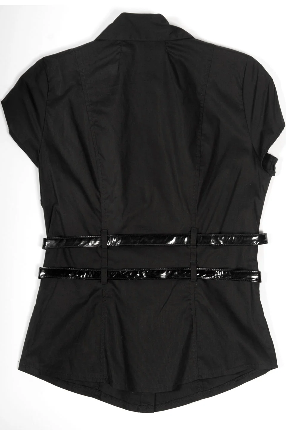 Vintage Cyber Goth Belt Shirt - Image 5