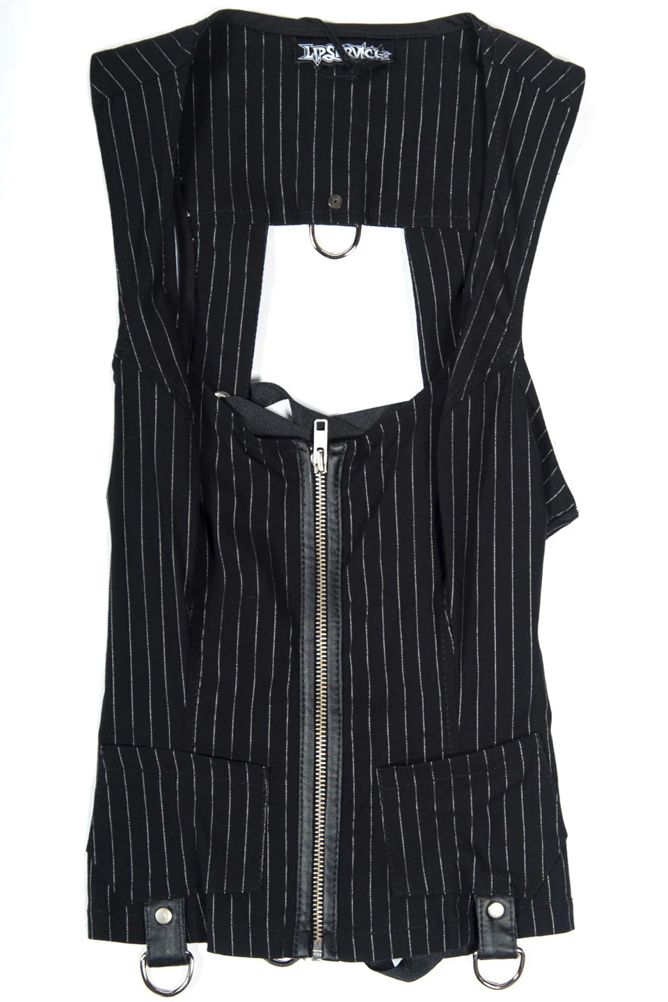 Vintage Gangster Lace Back Top - Image 3