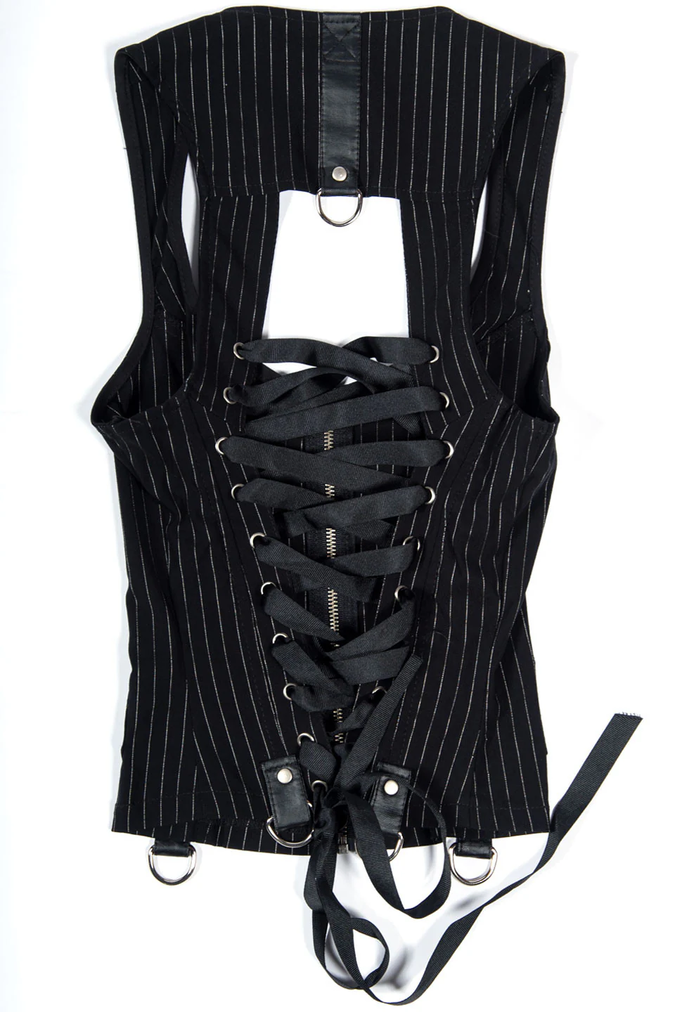Vintage Gangster Lace Back Top - Image 4