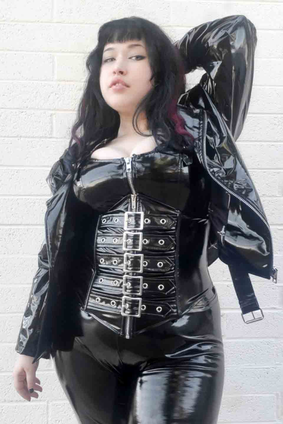 Classic Vinyl Moto Jacket - Image 11