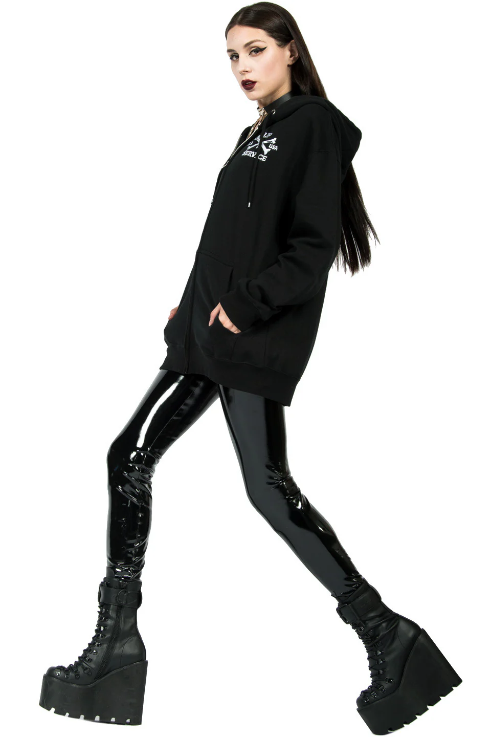 Dagger Zip Hoodie - Image 3