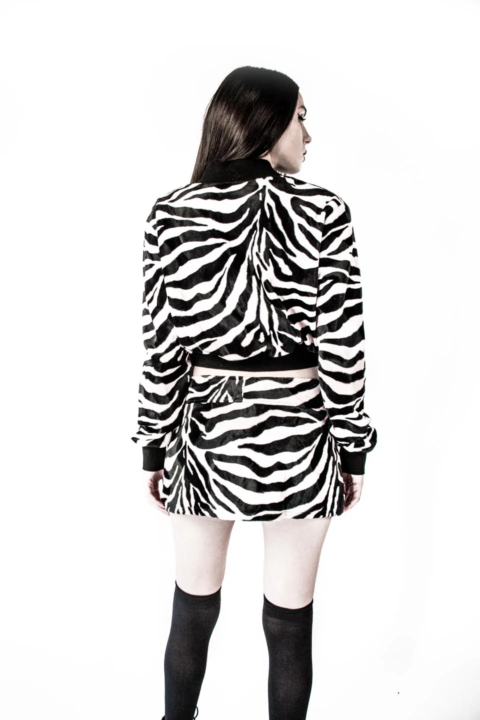 Vintage Zebra Mini Skirt - Image 2
